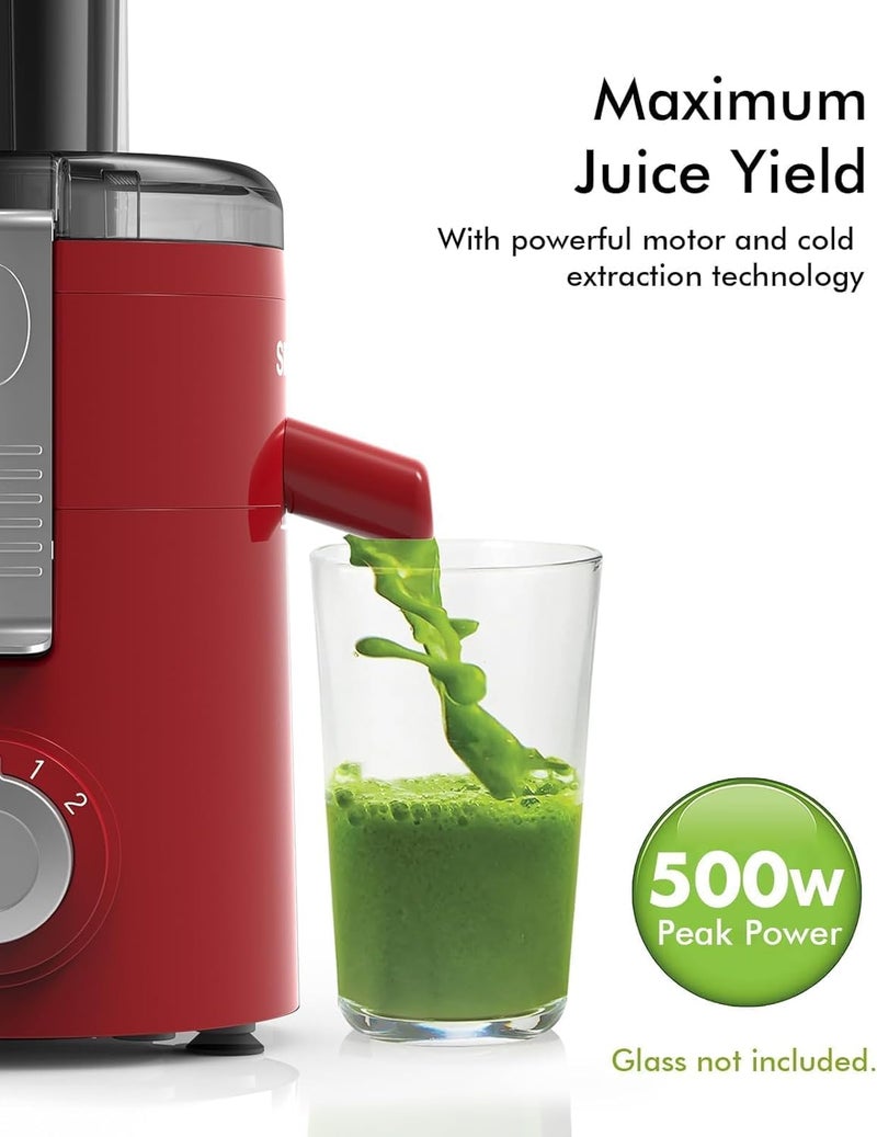 SIFENE Compact Centrifugal Juicer Machine - 2.5" Wide Chute, Easy to Use, BPA-Free - Image 3